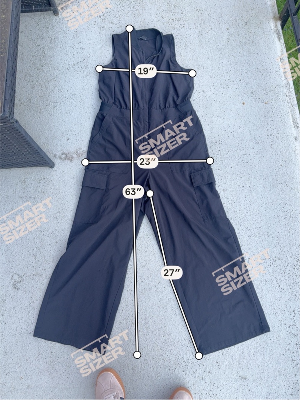 Athleta Women's Black Jumpsuit Size 16 - Picture 3 of 8